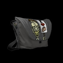 I Heart Brains Zombie Messenger Bag messenger bags