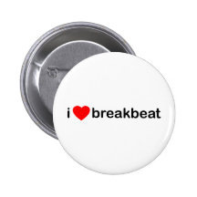 I Heart Breakbeat Pin
