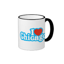 I Heart Chicago Coffee Mugs