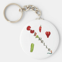 I Heart Cubanelles Key Chains