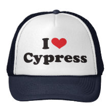 I Heart Cypress Trucker Hat