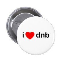 I Heart DNB Pin