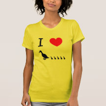 I heart ducks shirt