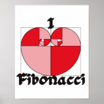 I heart Fibonacci Posters