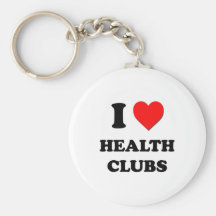 I Heart Health Clubs Keychains