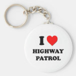 I Heart Highway Patrol Keychain