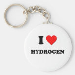 I Heart Hydrogen Keychains