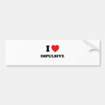 I Heart Impulsive Bumper Sticker