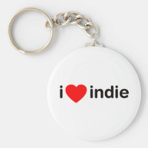 I Heart Indie Keychains