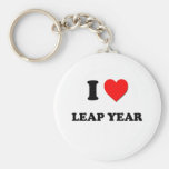 I Heart Leap Year Key Chain