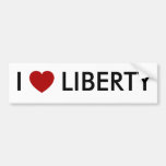 I Heart Liberty Bumper Stickers