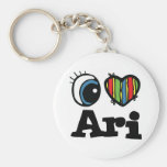 I Heart (Love) Ari Key Chain