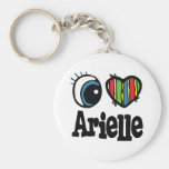 I Heart (Love) Arielle Key Chain
