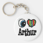 I Heart (Love) Arthur Key Chain