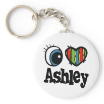 I Heart (Love) Ashley Keychains
