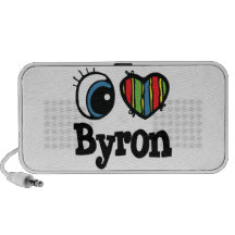 I Heart (Love) Byron Travel Speakers