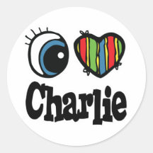 I Heart (Love) Charlie Sticker