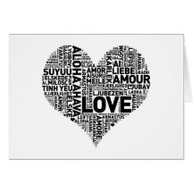 I HEART LOVE GREETING CARD