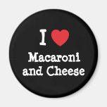 I heart (love) Macaroni and Cheese Refrigerator Magnet