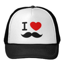 I heart / Love Moustaches / Moustaches Trucker Hats