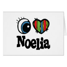 I Heart (Love) Noelia Greeting Cards