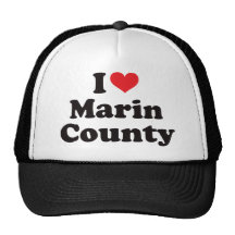 I Heart Marin County Hat