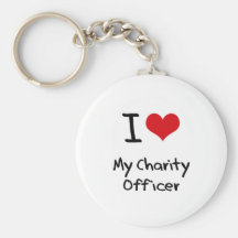 I heart My Charity Officer Keychains
