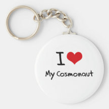 I heart My Cosmonaut Key Chains