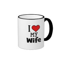 I Heart My Wife Mug