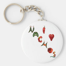 I Heart Nachos Key Chain