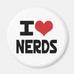 I heart Nerds Fridge Magnets