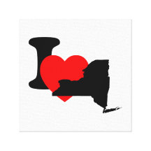 I Heart New York Gallery Wrap Canvas