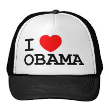 I Heart Obama Hat