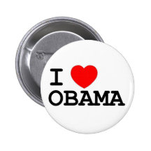 I Heart Obama Pin