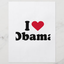 I Heart Obama T-shirt Flyers