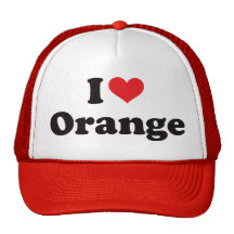 I Heart Orange Hat