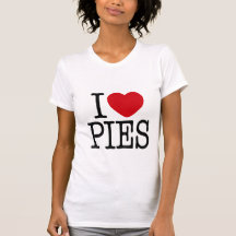 I Heart Pies Tee Shirt
