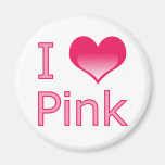 I Heart Pink Magnets