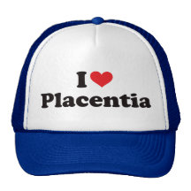 I Heart Placentia Trucker Hats