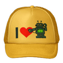 I heart robot hats