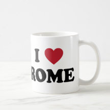 I Heart Rome Italy Mugs