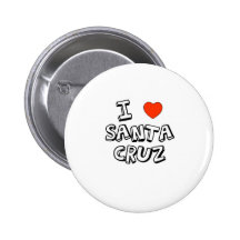 I Heart Santa Cruz Button