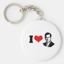 I HEART SANTORUM 2012 KEYCHAIN