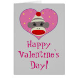 I Heart Sock Monkey Card