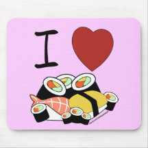 I heart Sushi Mousemats