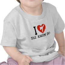I Heart Tae Kwon Do - Guy 1 T Shirt