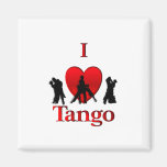I Heart Tango Refrigerator Magnet