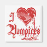 I Heart Vampires Magnets