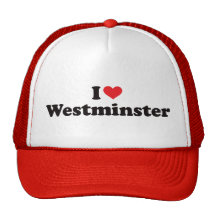 I Heart Westminster Trucker Hat
