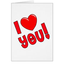 I Heart You Valentine Gifts Card
